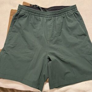 lululemon athletica Men's Dark Green Athletic Shorts